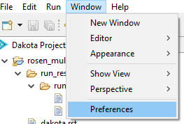 How you get to the Preferences dialog