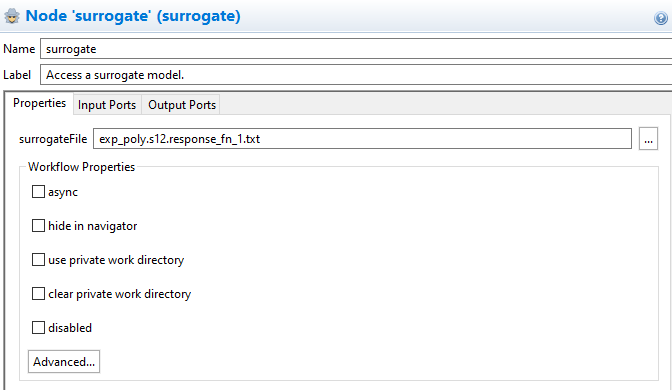 The surrogateFile field must be populated before the surrogate node can be used!