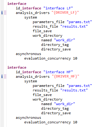 Markup your Dakota input file with DPREPRO markup