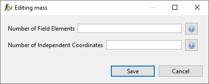 Response property editor dialog