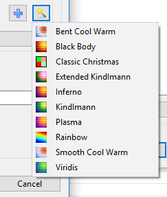 Available color scale templates