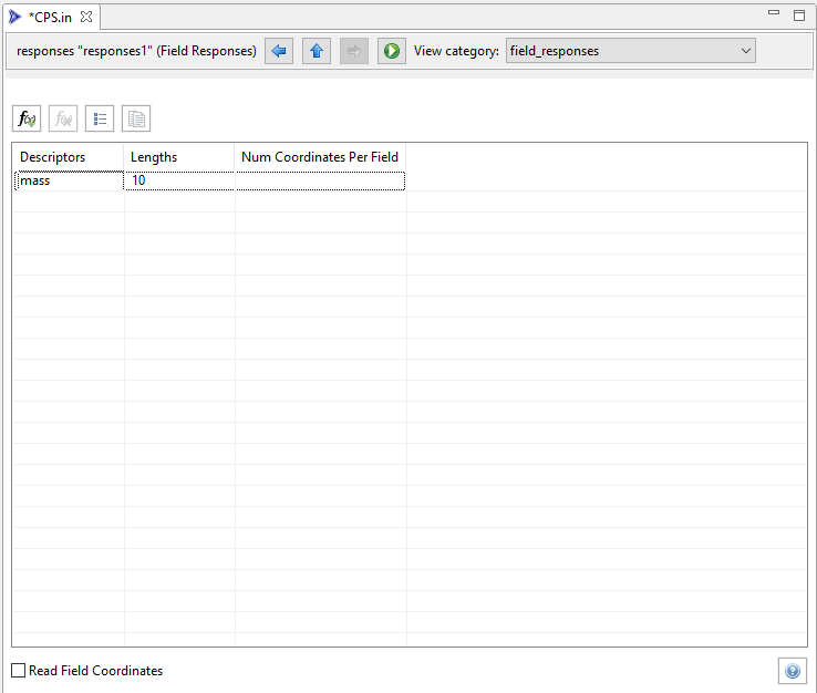 Editing a specific response category