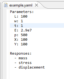 YAML file example